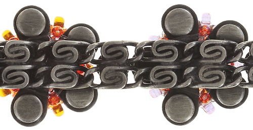 Bild für Armband Apple Blossom Braun / Lila  Größe S