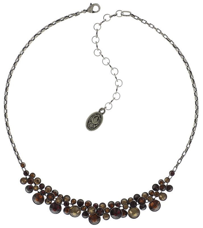 image for Necklace Water Cascade Brown / Red  