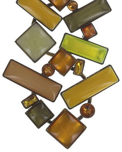 image pour Collier pendant (long) Shake to the Rhythm Jaune  