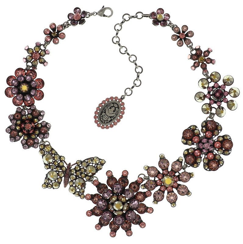 image for Necklace Collier Lost Garden Beige / Pink  