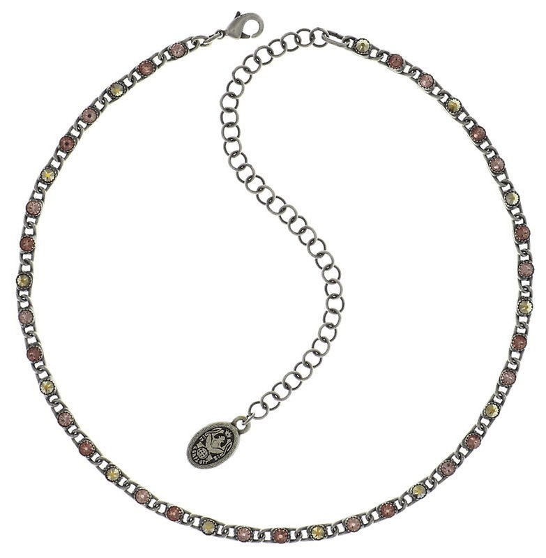 Bild für Choker Collier Lost Garden Beige / Pink  