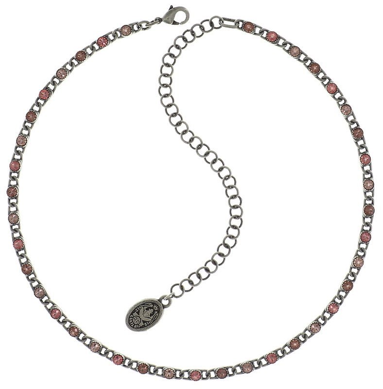 image for Necklace Choker Long Lost Garden Beige / Pink  