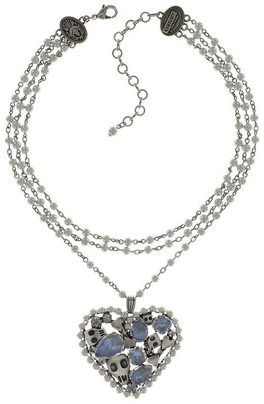 image pour Collier Pirates in Paris Blanc / Gris  