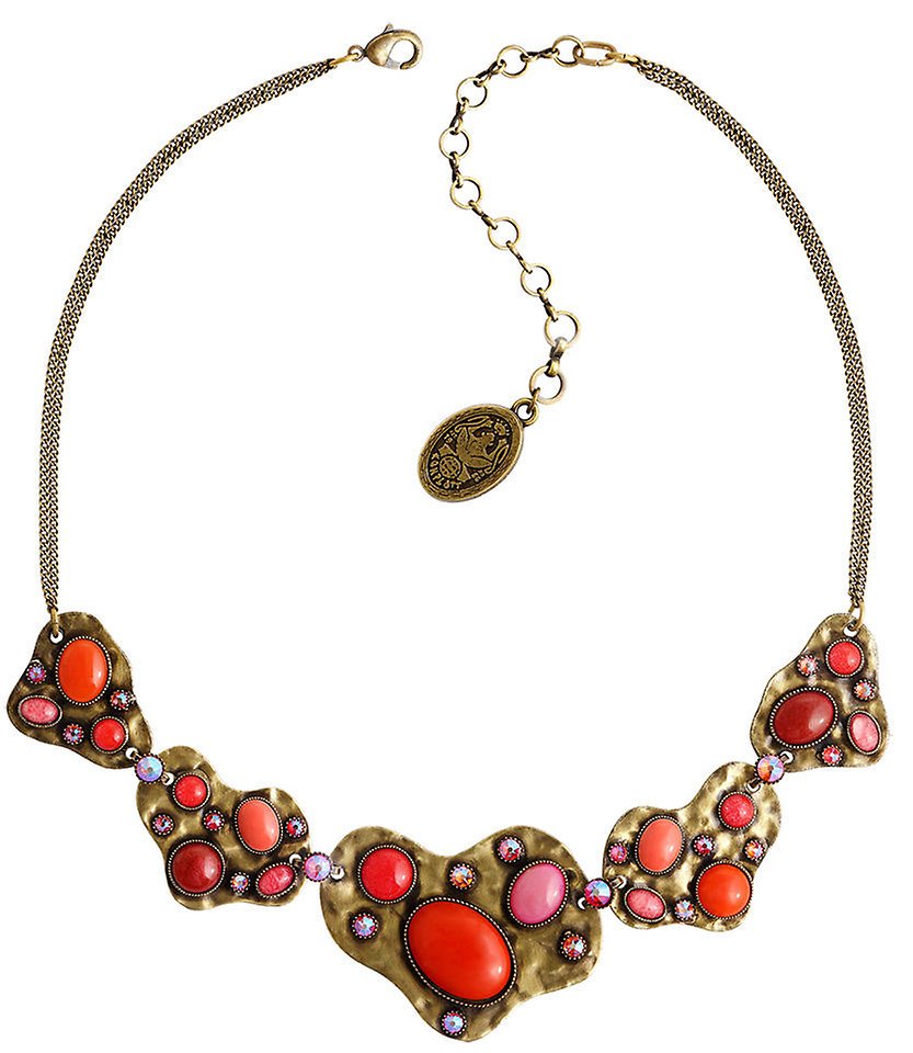 Bild für Halskette Color Drops Korallenfarbig  