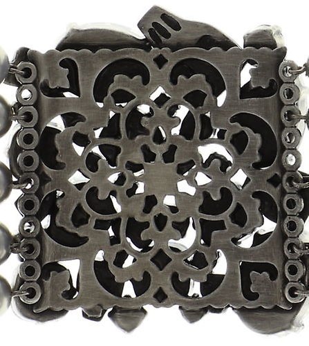 Bild für Choker Collier Pirates in Paris Weiß / Grau  