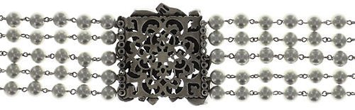 Bild für Choker Collier Pirates in Paris Weiß / Grau  