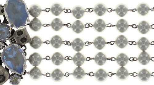 image pour Collier ras-de-cou Pirates in Paris Blanc / Gris  