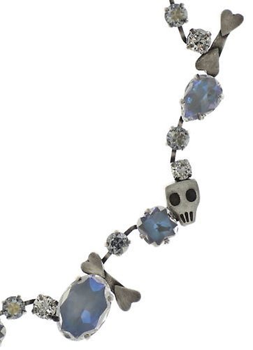 image for Necklace Pirates in Paris White / Grey  