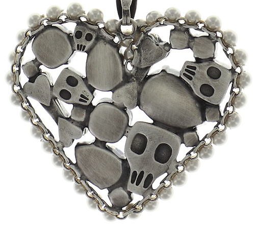 image for Necklace Pirates in Paris White / Grey  