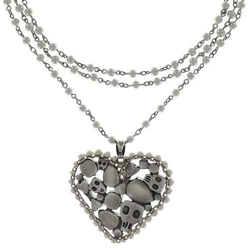 image for Necklace Pirates in Paris White / Grey  