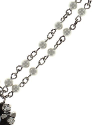 image for Necklace Pendant Pirates in Paris White / Grey  