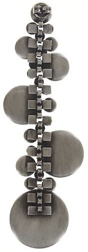 image for Earring stud dangling Planet River Blue  