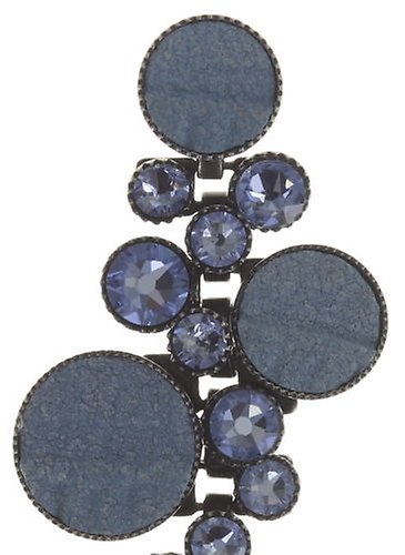 image pour Clou d'oreille pendant Planet River Bleu  