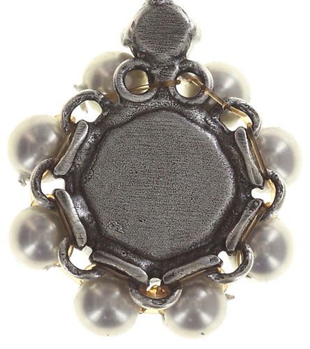 image pour Clou d'oreille pendant Pirates in Paris Blanc / Gris  