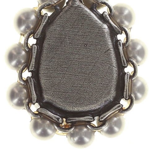 image pour Clou d'oreille pendant Pirates in Paris Blanc / Gris  