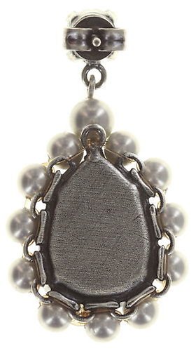 image pour Clou d'oreille pendant Pirates in Paris Blanc / Gris  