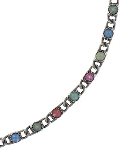 Bild für Choker Collier lang Lost Garden Pastell Multi  