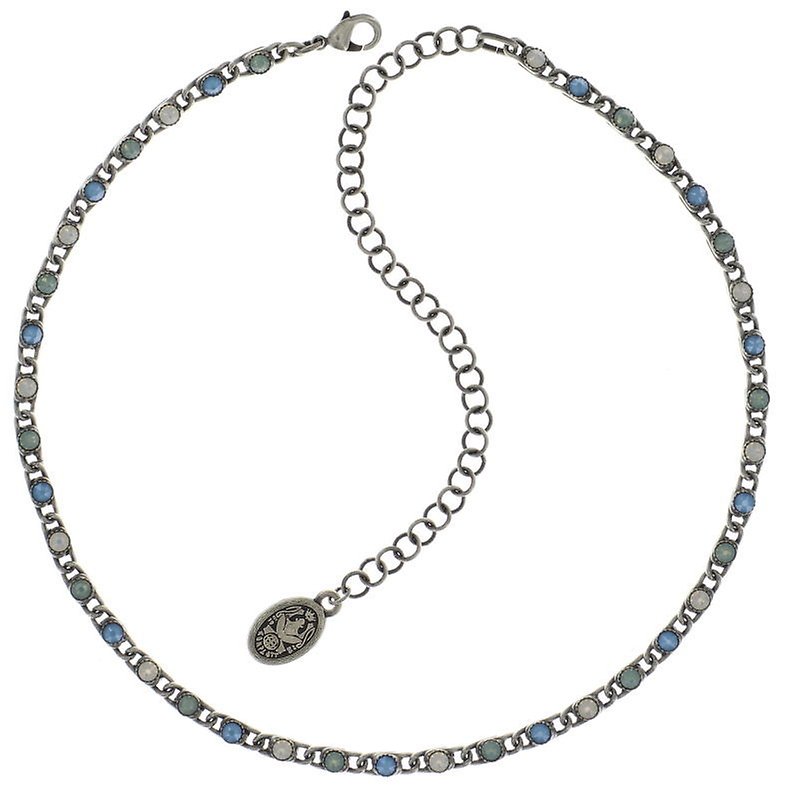 image for Necklace Choker Long Lost Garden Pastel Multi  