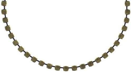 image for Necklace Colour Snake White white opal SS 29