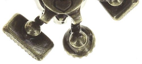 Bild für Ohrstecker Jumping Baguette Weiß  