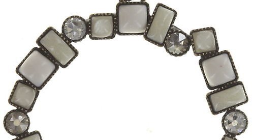 Bild für Ohrringe baumelnd Jumping Baguette Weiß  