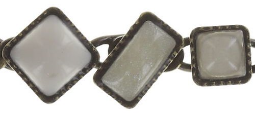 image for Necklace Jumping Baguette White  