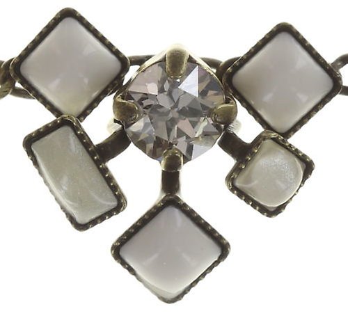 image for Necklace Jumping Baguette White  