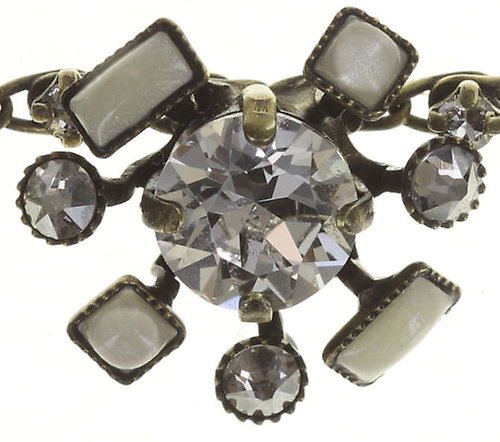 image for Necklace Jumping Baguette White  