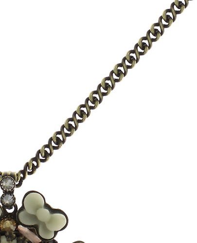 image for Necklace Pendant Macaron Beige / White  size L