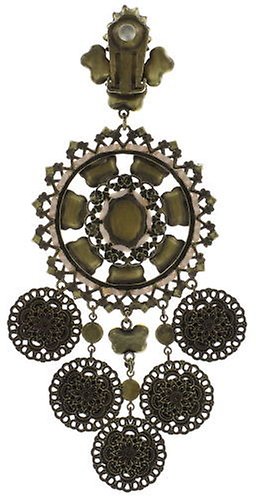 Bild für Ohrring Clip Macaron Beige / Weiß  size XL,XS