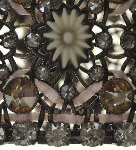 Bild für Armreif Macaron Beige / Weiß  