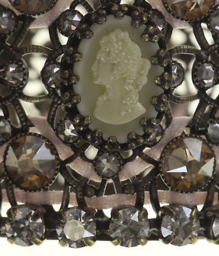 image pour Bracelet rigide Macaron Beige / Blanc  