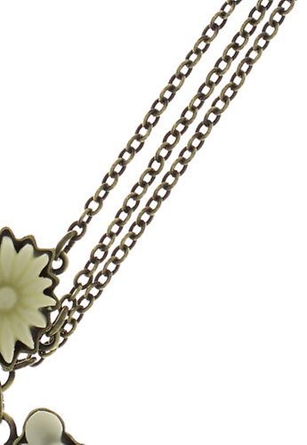 image for Necklace Macaron Beige / White  size L