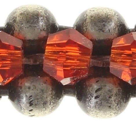 image for Bracelet Bead Snakes Red / Orange  