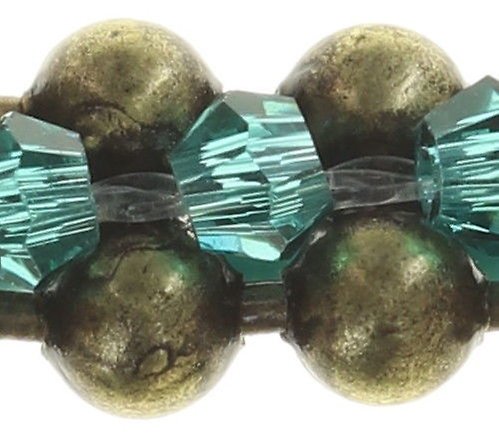 image for Bracelet Bead Snakes Blue / Green  