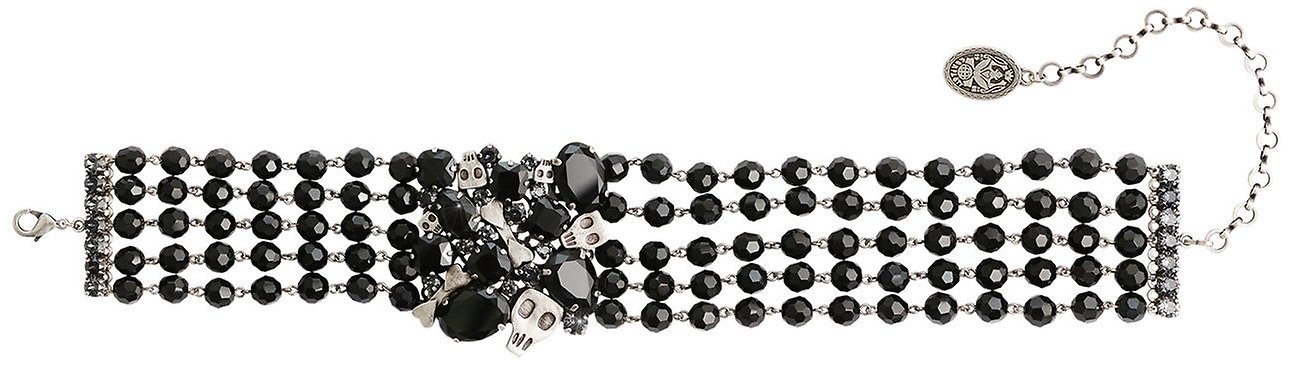 image pour Collier ras-de-cou Pirates in Paris Noir  