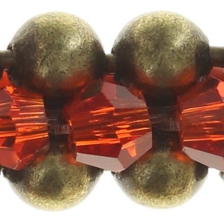 image pour Bracelet Bead Snakes Rouge / Orange  