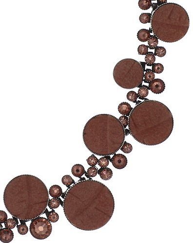image for Necklace Planet River Beige / Brown  