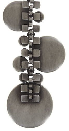 image for Earring stud dangling Planet River Brown  