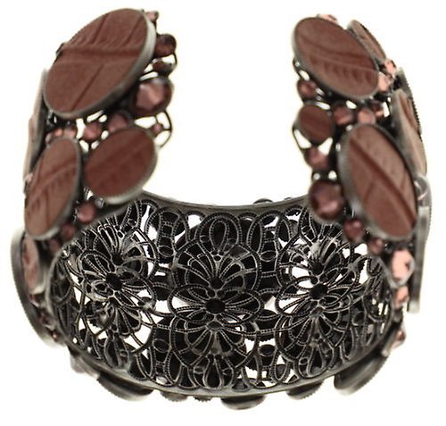 image for Bracelet bangle Planet River Beige / Brown  