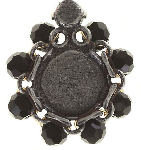 image for Earring stud dangling Pirates in Paris Black  