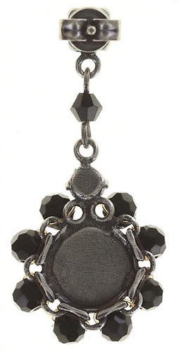 image pour Clou d'oreille pendant Pirates in Paris Noir  