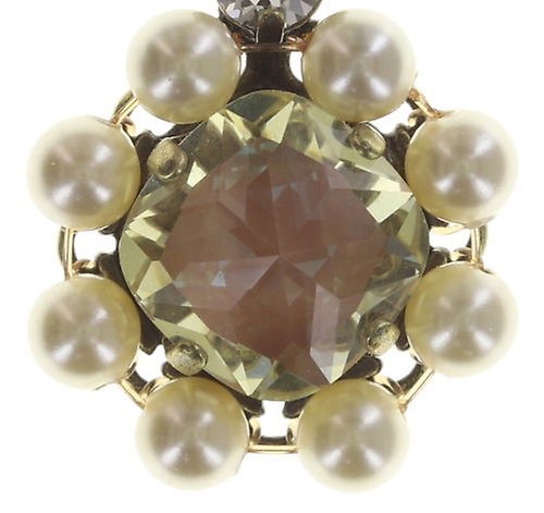 image pour Clou d'oreille pendant Pirates in Paris Jaune  