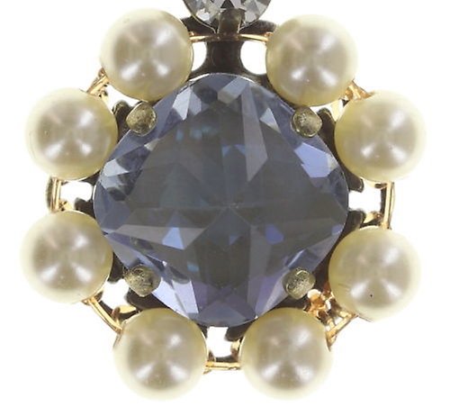 image for Earring Stud Dangling Pirates in Paris Blue  