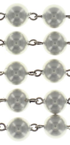 image pour Collier ras-de-cou Pirates in Paris Blanc / Gris  