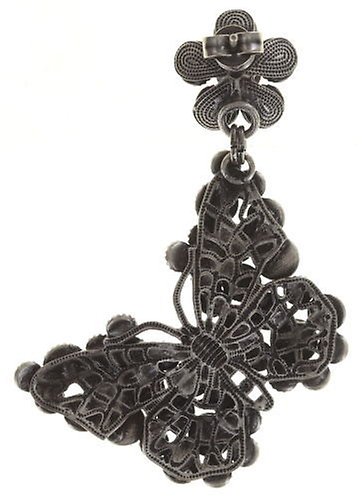 image for Earring Stud Dangling Lost Garden Beige / Pink  small