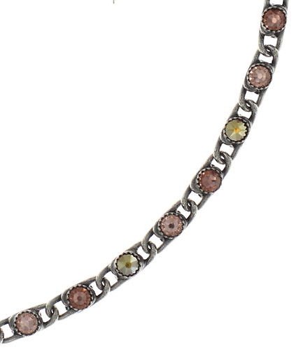 Bild für Choker Collier lang Lost Garden Beige / Pink  