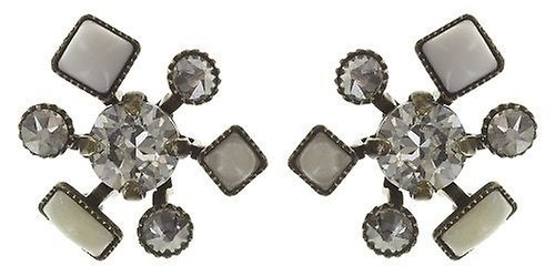 image pour Clou d'oreille Jumping Baguette Blanc  