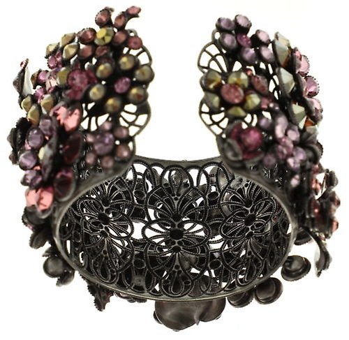 image pour Bracelet rigide Lost Garden Beige / Rose  