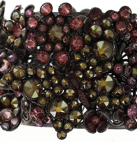 image pour Bracelet rigide Lost Garden Beige / Rose  